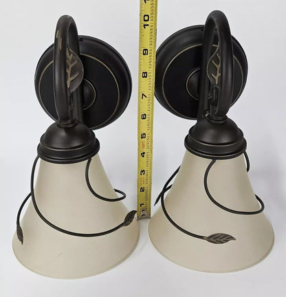 Candle Impressions Set of 2 Flameless Wall Sconces with Timer