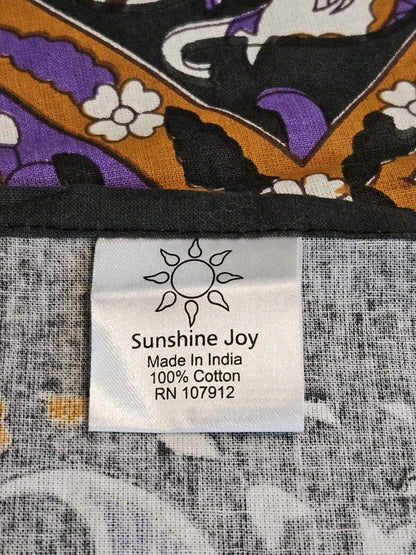 93" X 59" Sunshine Joy Indian Wall Bohemian Hanging Hippie Tapestry Ethnic Decor