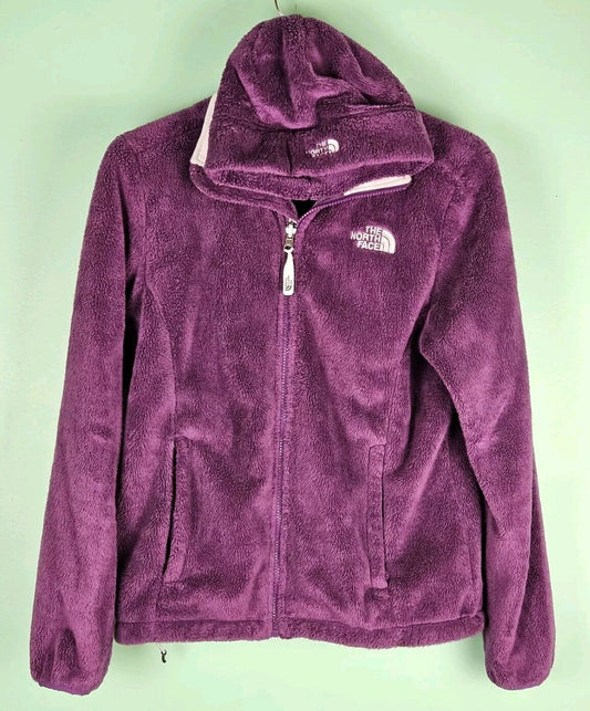 Women's The North Face Full-Zip Fleec Jacket Sz Medium With Hat