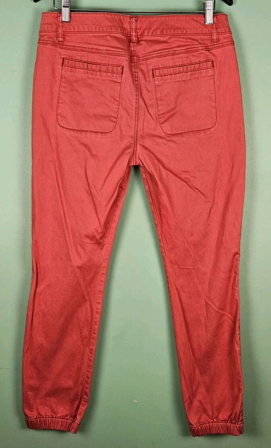 CAbi Nantucket Red Capri 5178 Hutton Jogger Pants Women’s Size 8