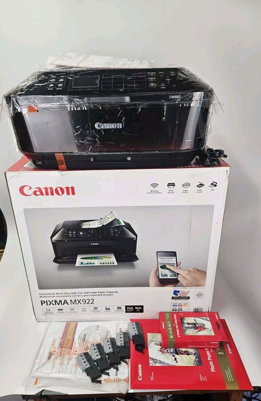 Canon PIXMA MX922 Wireless Color Print Copy Scan & Fax Printer