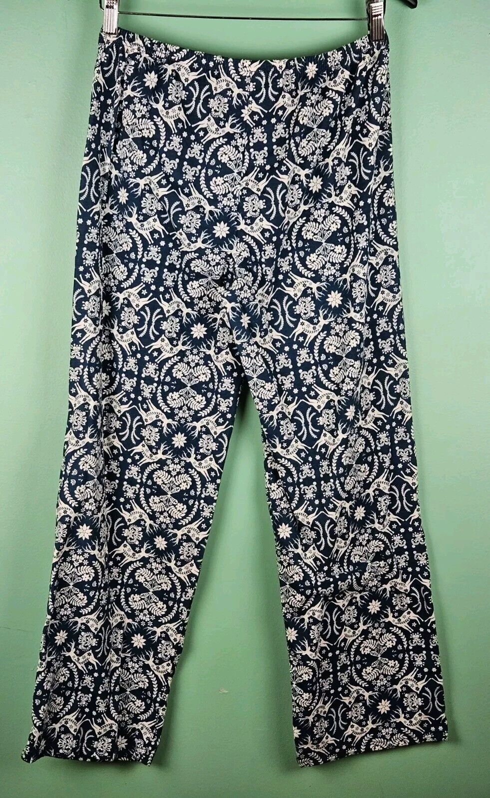 Laura Scott Women's Pants Stretch Navy Medium