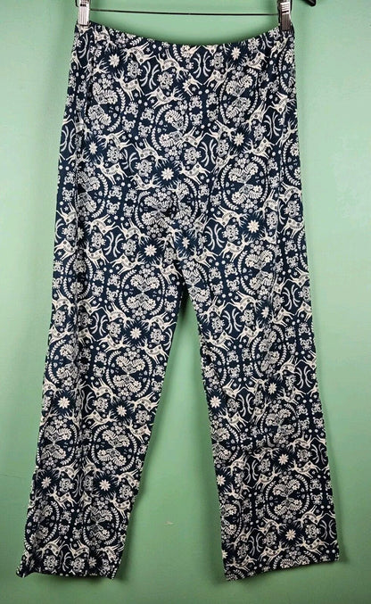 Laura Scott Women's Pants Stretch Navy Medium