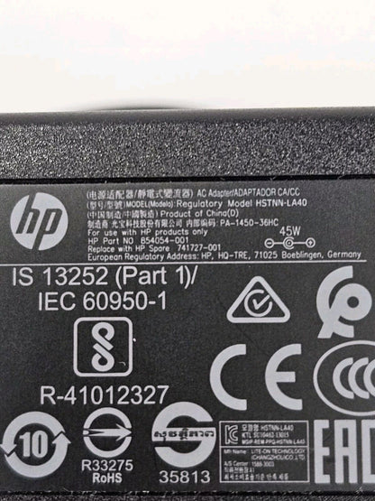 Genuine HP HSTNN-LA40 19.5V Laptop Battery Charger 45W 740015-001