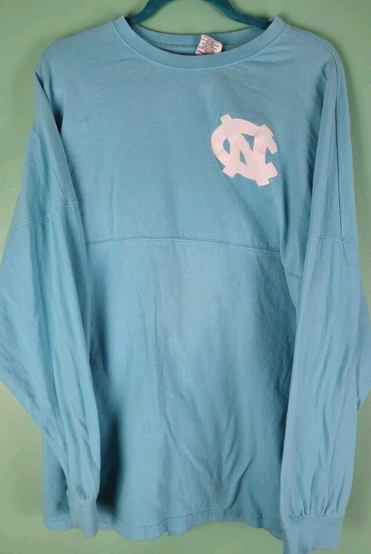 Women's Pressbox Carolina Blue North Carolina Tar Heels Puffy HEELS Medium