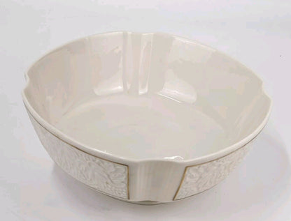 Lenox Bordeaux Collection Ivory w/gold Trim Octagonal Bowl 10"