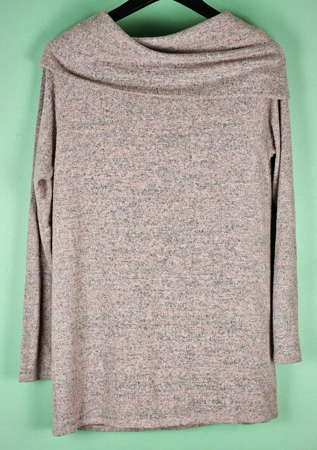 Ana Size Small Grey Gray Cowl Neck Pullover Top Shirt Long Sleeve