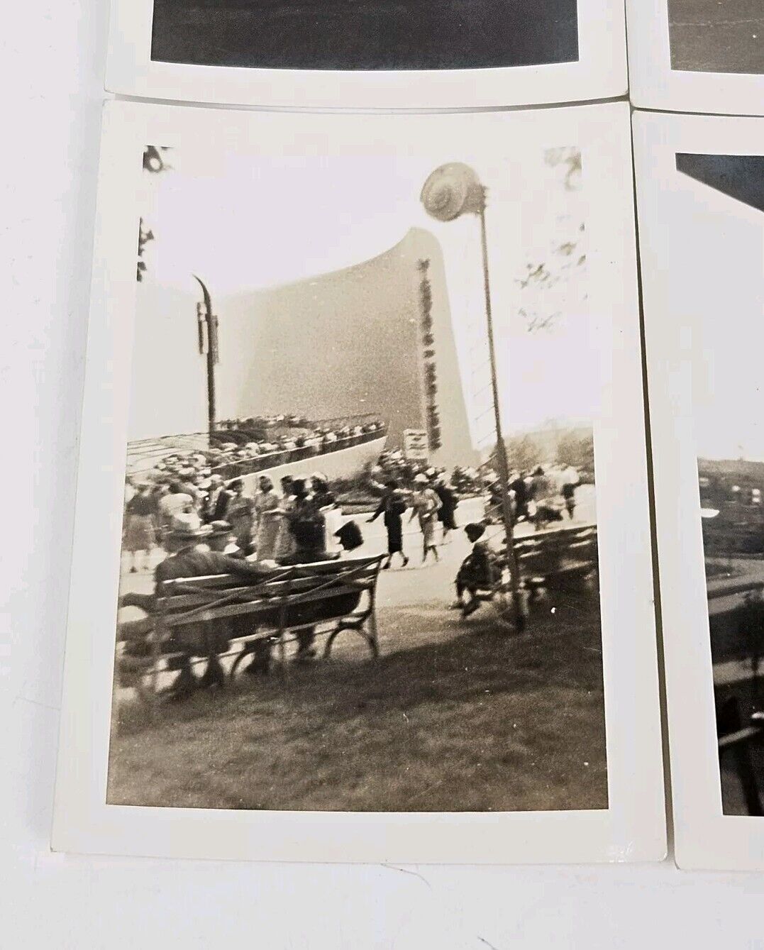 1939-1940 New York Worlds Fair Photo Lot Of 7 2.5x3.5”