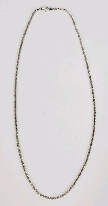 UltraFine Sterling Silver 18" Luminosa Chain, 3.8g