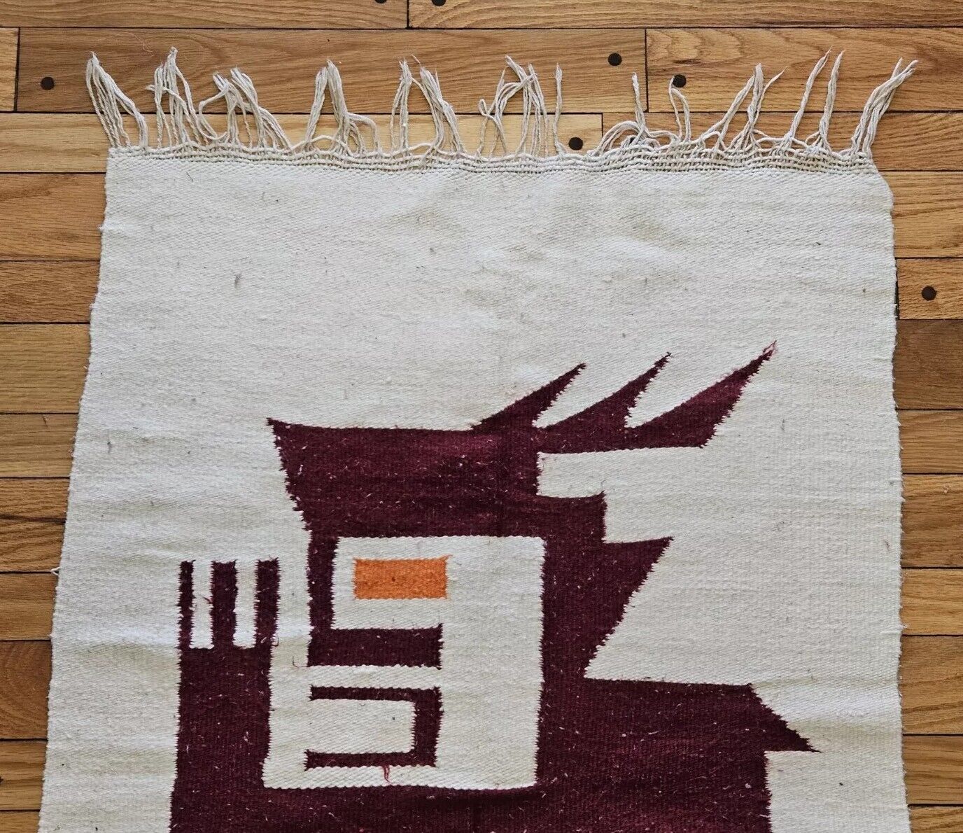 28" X 54" Vintage Elon University Phoenix Blanket Fighting