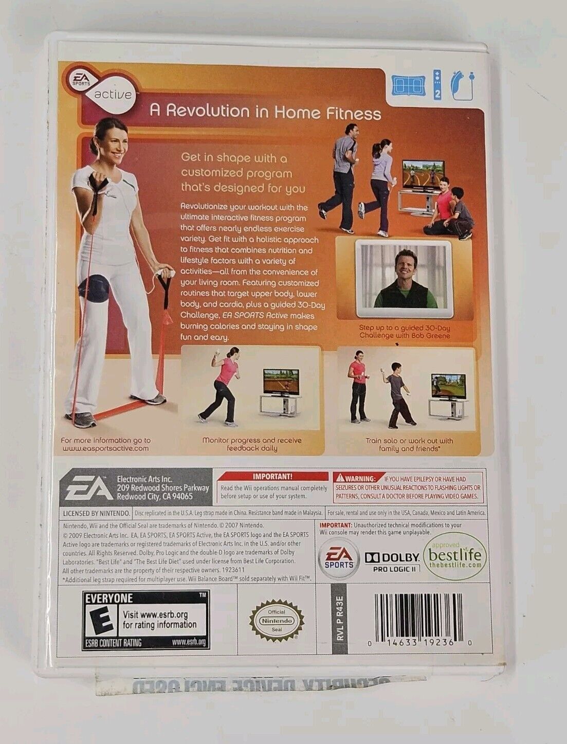 EA Sports Active (Nintendo Wii, 2009) Game