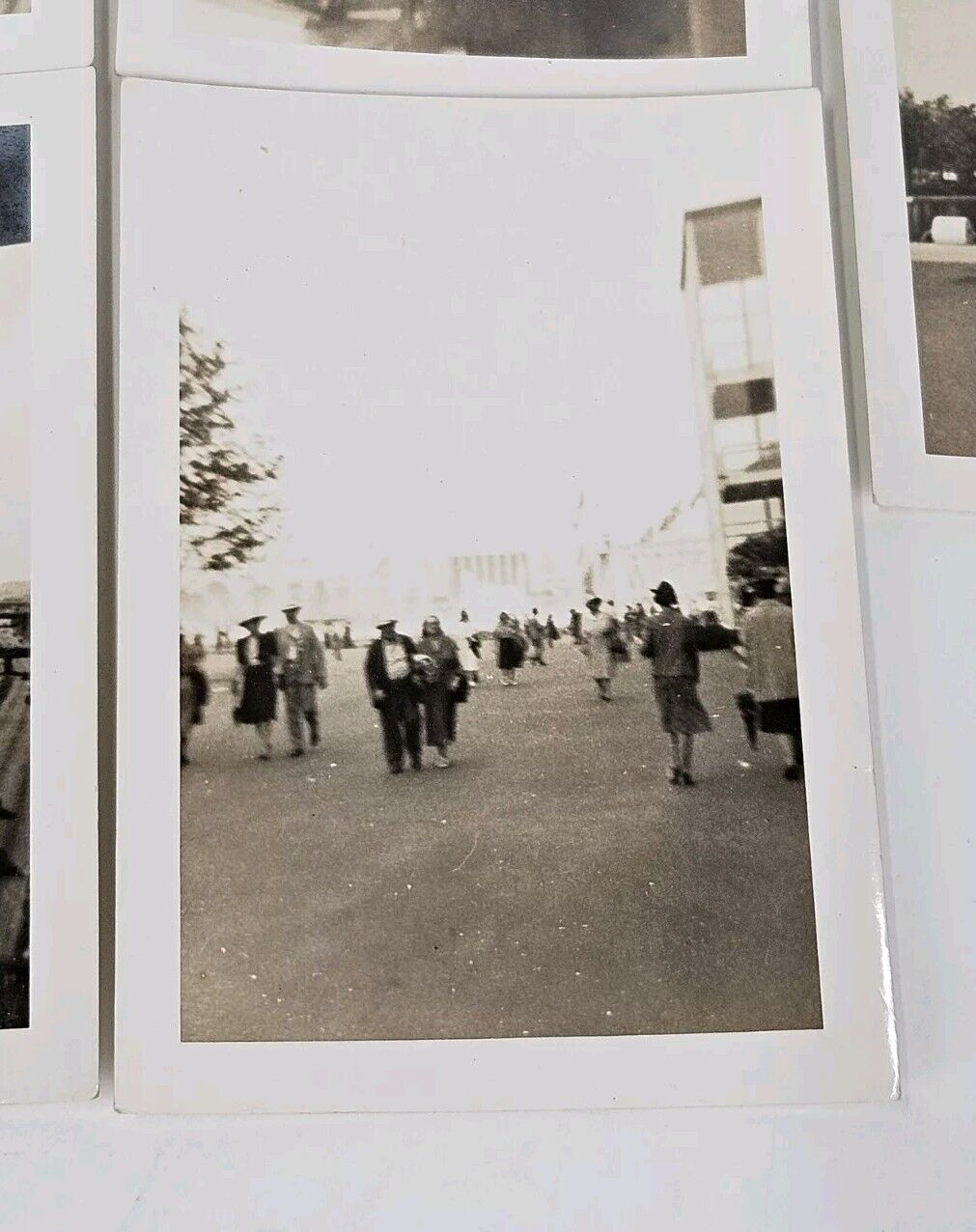 1939-1940 New York Worlds Fair Photo Lot Of 7 2.5x3.5”