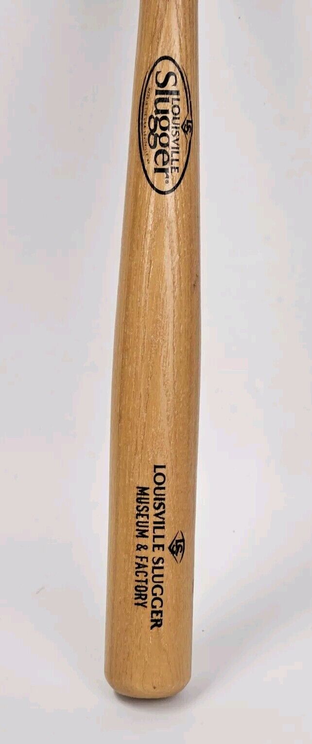 Louisville Slugger 18" Mini Wood Museum And Factory Souvenir Baseball Bat