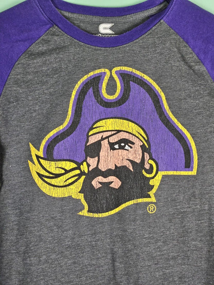 ECU Pirates Long Sleeve Tee | Size Youth Large (16-18)