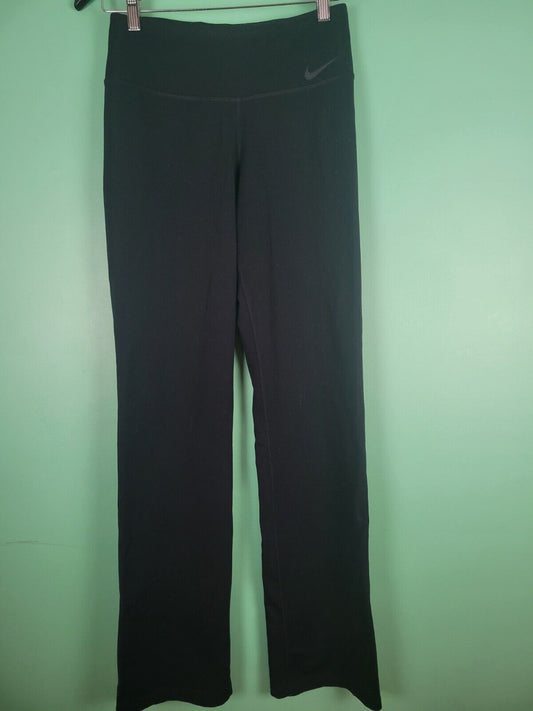 Nike Womens Pants Black Leggings Dri Fit Flare Yoga Athleisure Athletic M