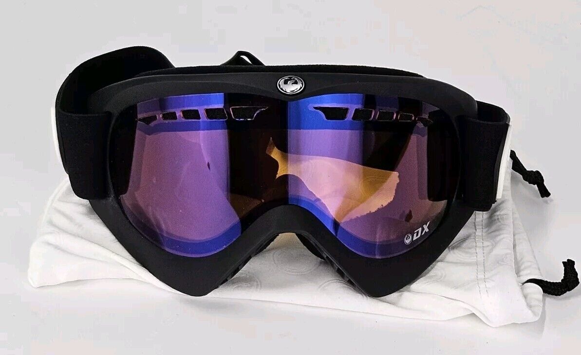 Dragon Alliance DX adult Ski Extreme Sports Goggles Grey Icon/Amber/Black