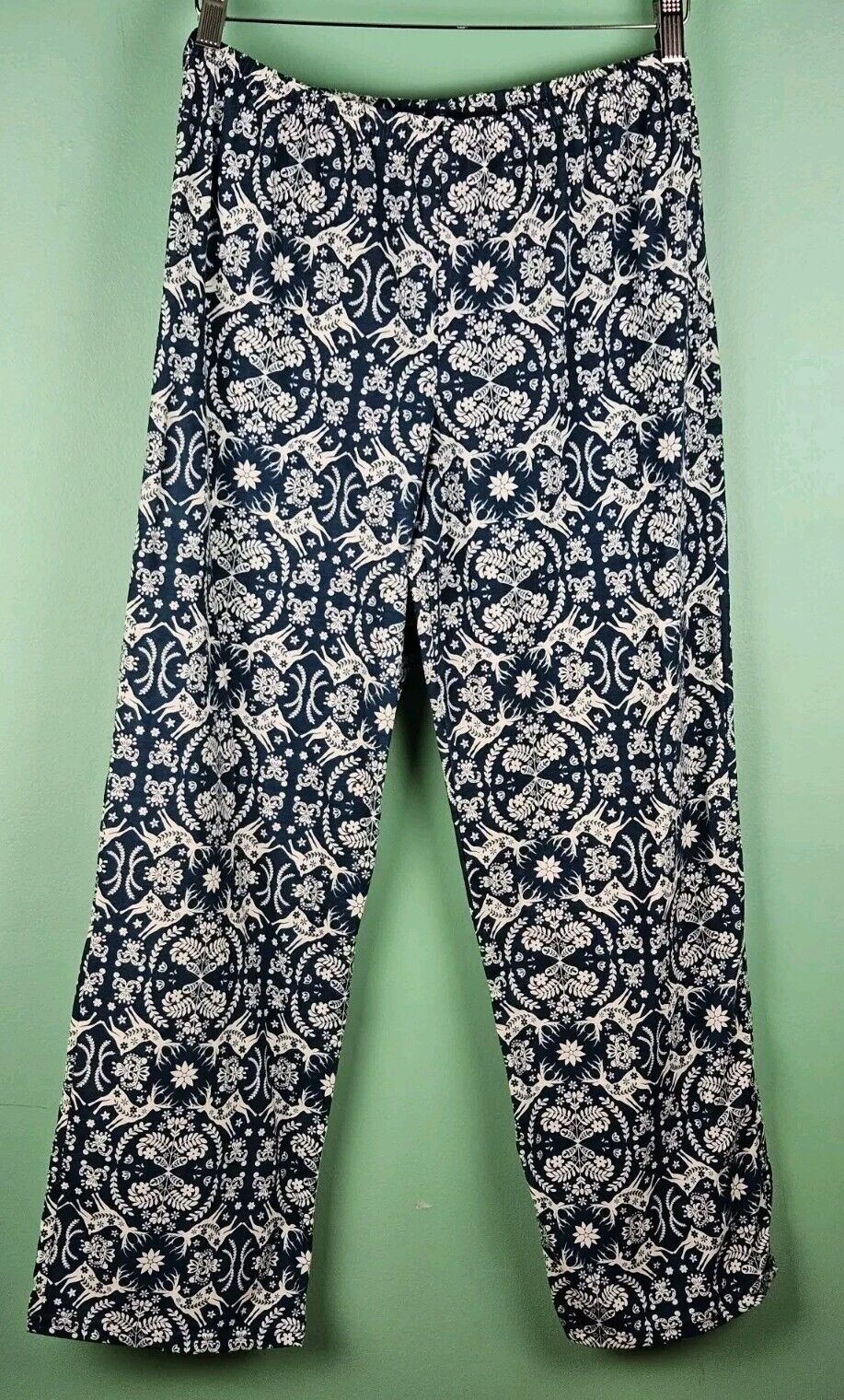 Laura Scott Women's Pants Stretch Navy Medium