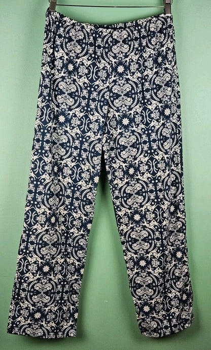 Laura Scott Women's Pants Stretch Navy Medium