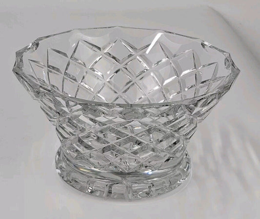 Heavy Lead Cut Crystal Fruit Bowl - 8”Diameter x 4.5”Tall