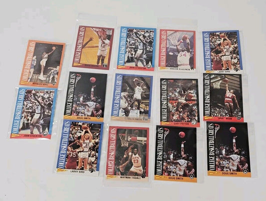 1992 Kellogg's Raisin Bran College Basketball Greats Set Of 14