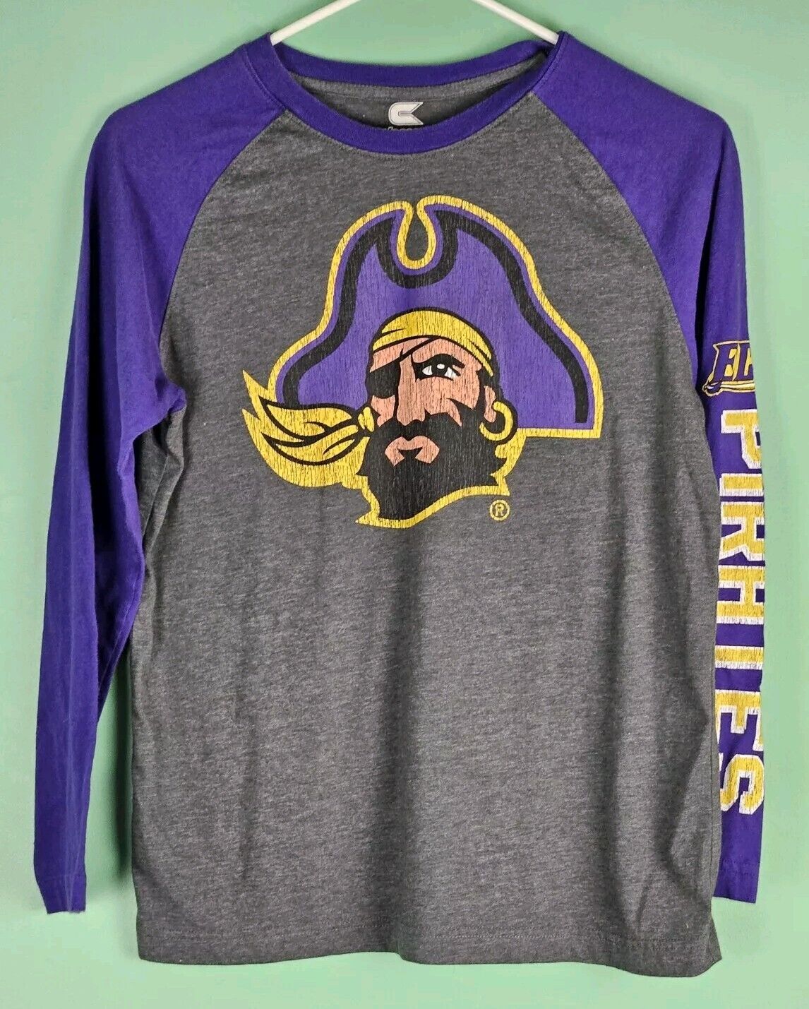 ECU Pirates Long Sleeve Tee | Size Youth Large (16-18)