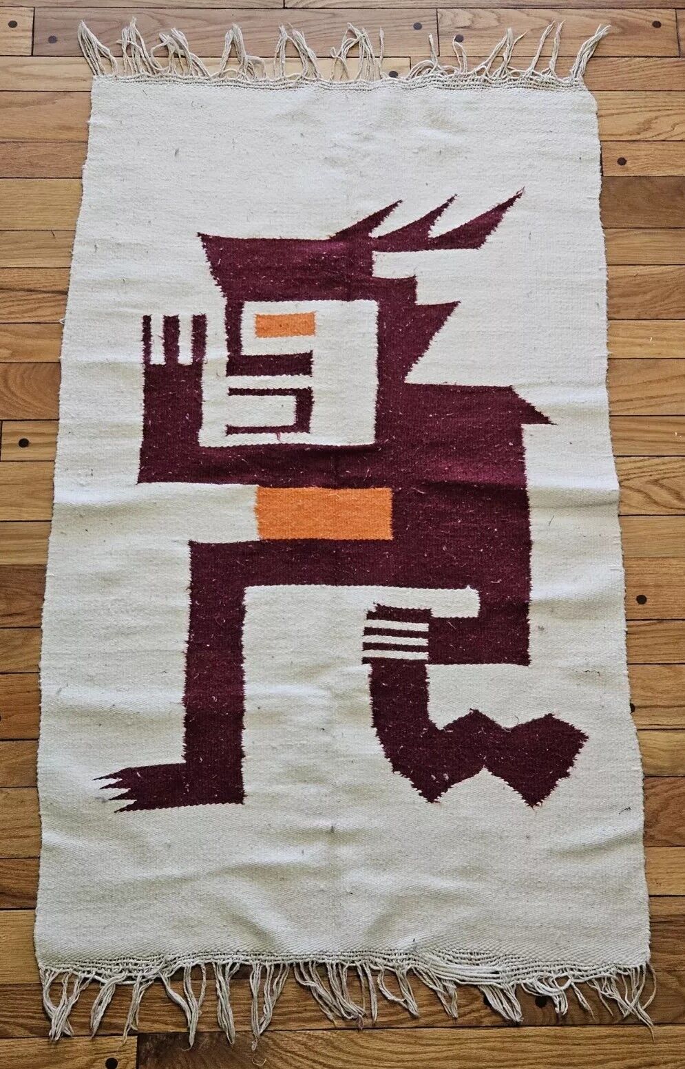 28" X 54" Vintage Elon University Phoenix Blanket Fighting