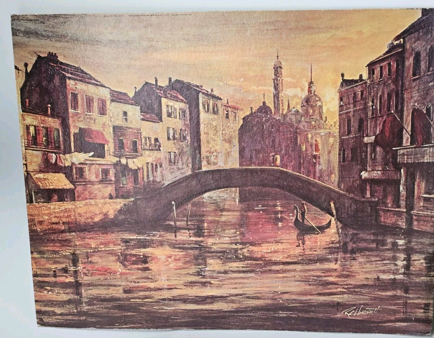 Harnett- Romantic Italy Litho - Arts Print Lot - International Gallery 16" x 20"