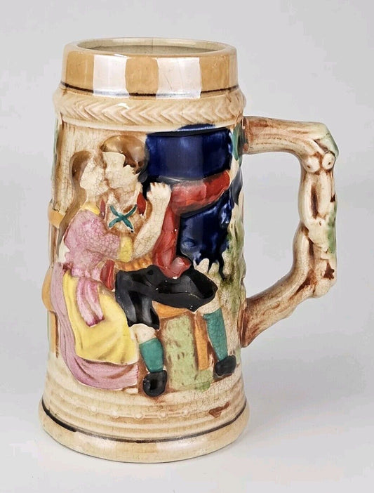 Vintage German Style Beer Stein 6" Mug Cup Made in Japan