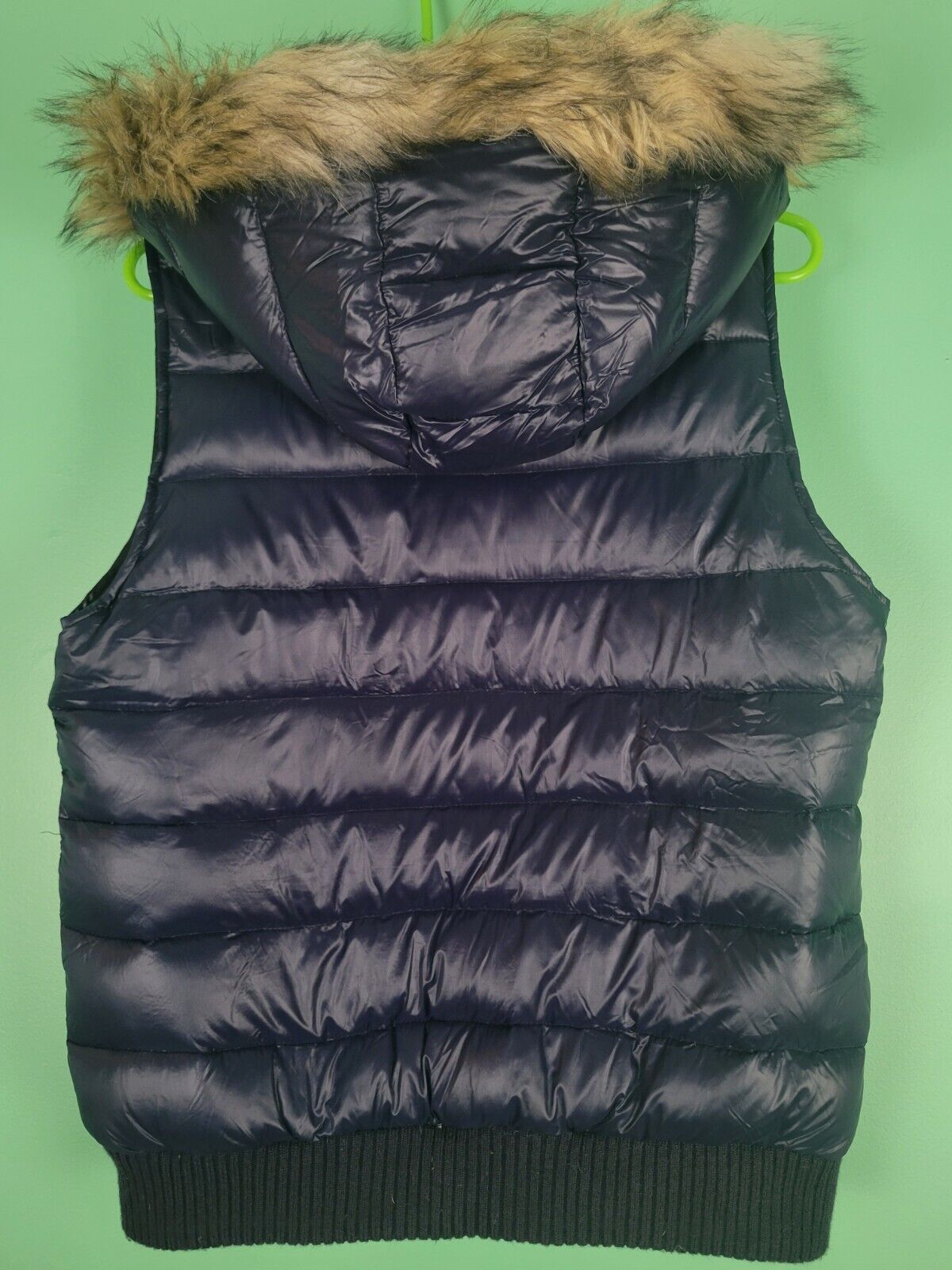 American Eagle Outfitters Women’s Puffer Vest - Navy Blue - Size L - Pre-owned