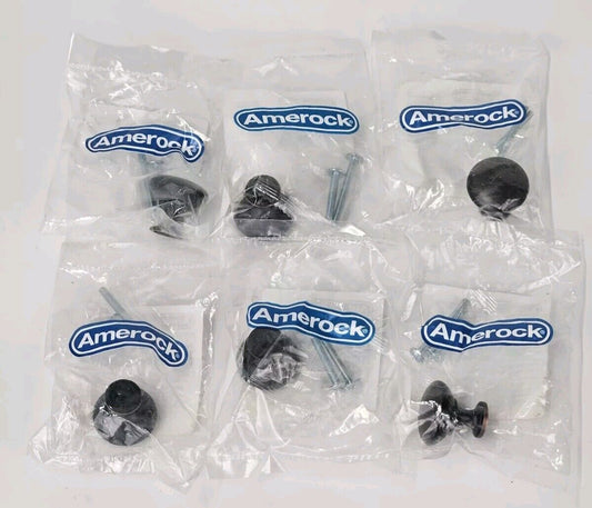 Vintage Allison Oil Rubbed Bronze Cabinet Knob (6-Pack) Amerock BP53011-ORB