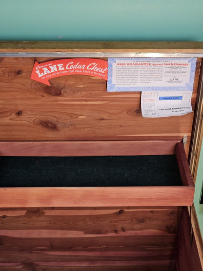 1954 Lane Cedar Chest Mid Century Modern Hope Chest with Key