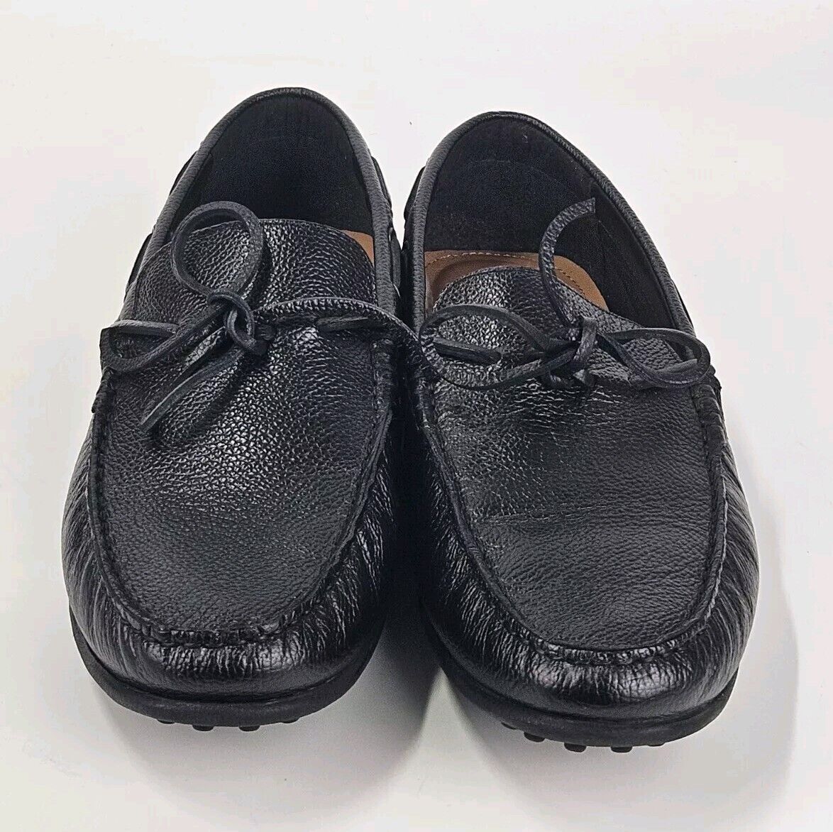 Men's Black Leather Aldo Dress Shoes Size 10.5 Loafer Casual