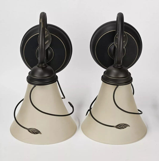 Candle Impressions Set of 2 Flameless Wall Sconces with Timer