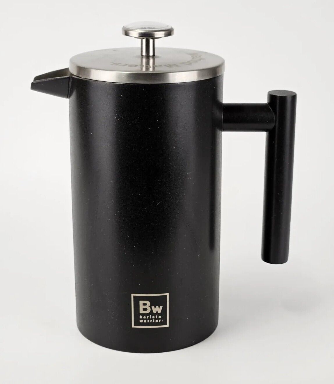 Barista Warrior Coffee French Press Stainless Steel Insulated Thermometer