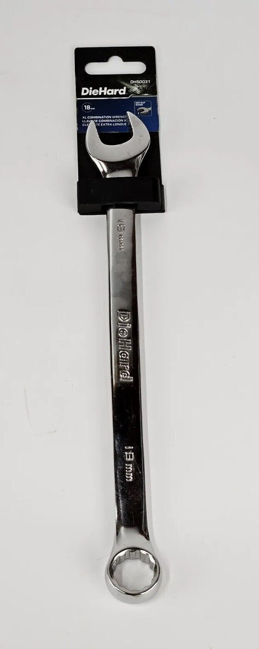 Vintage Diehard 18mm Combination Wrench 12 Point Model Made in USA