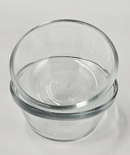 1 Pyrex 7202A Clear Glass 1 Cup 236 ml 1 Anchor Storage Bowls USA / No Lids