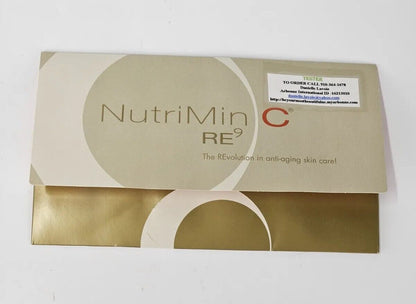NEW! NutriMin C Re9 6 piece master sample set! Arbonne International Facial Kit