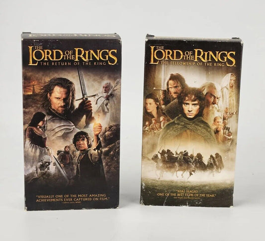 Lord of the Rings: The Return of the King VHS 2004 3-Tape Set Fellowship Of Ring