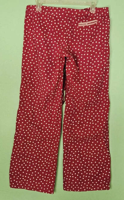 Hollister Sleepwear Bottoms womans size medium red polka dots