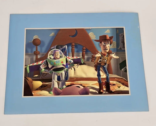 Vintage Disney Store Toy Story Lithograph Exclusive Commemorative 1996 Print