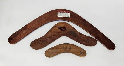 Murra Wolka Aboriginal Boomerang kangaroo design handpainted