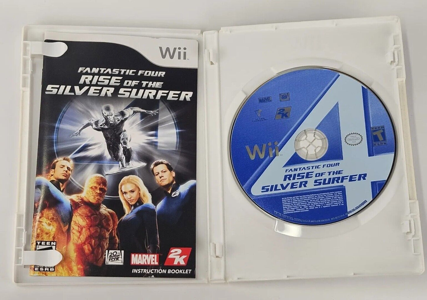 Fantastic 4: Rise of the Silver Surfer (Nintendo Wii, 2007) Complete