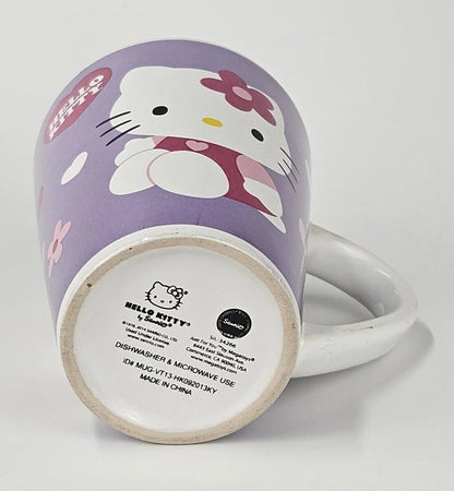 Sanrio Hello Kitty Tall ceramic mug 2015 Lavender