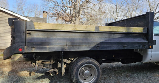 12 FT Steel Dump Truck Body; Complete w/ Pump, Scissor Hoist