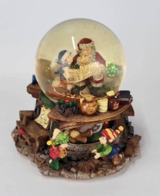 Musical Water Globe by Special Times MIB - Plays Santa Claus Is Coming To Town