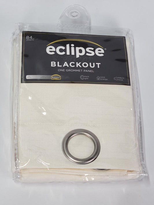 Eclipse Windsor Ivory Blackout Curtain One Panel Grommet 42" x 84"