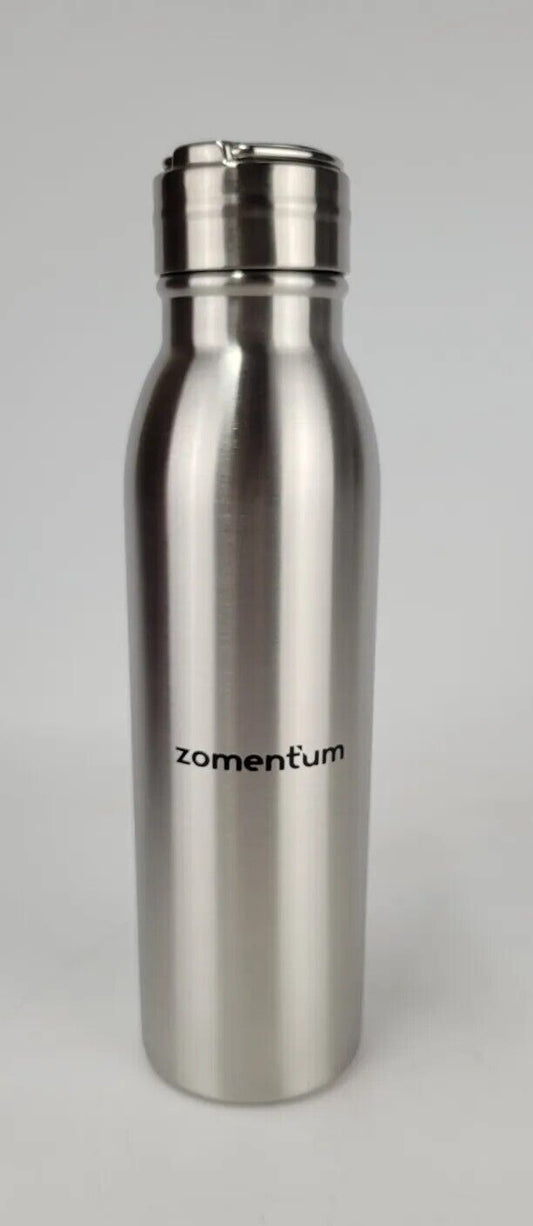 Zomentum Promo Water Bottle Brushed Aluminum New