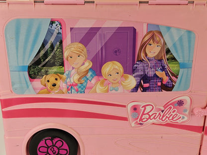 Barbie Sisters Deluxe Camper RV Vehicle X8410 Fold Out with Detachable Car 2012