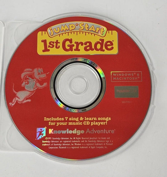 Jump Start 1st Grade Ages 5-7 Classic Version PC CD-Rom Version 1.4